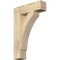 Ekena Millwork Thorton Block Rough Sawn Bracket, Douglas Fir, 4"W x 16"D x 24"H BKT04X16X24THR05RDF - alternate 1